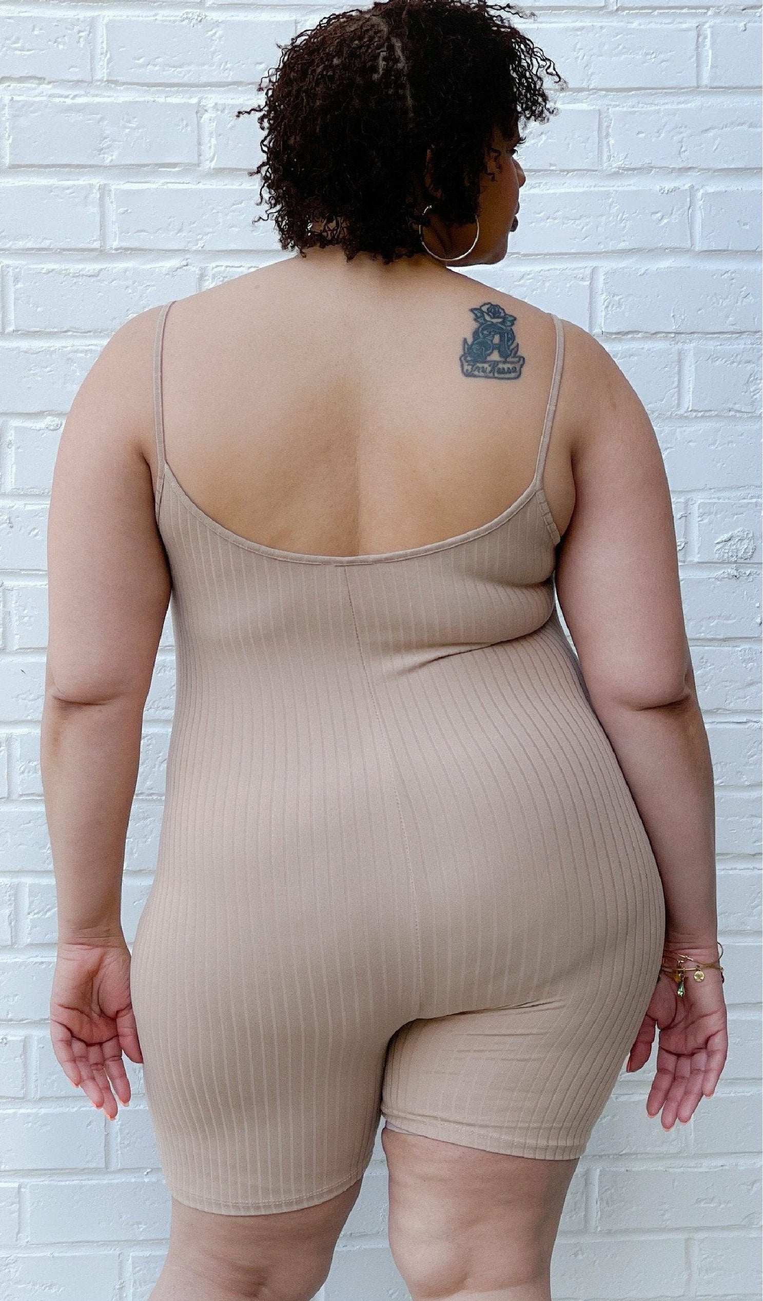 Black Chyna Bodycon Romper