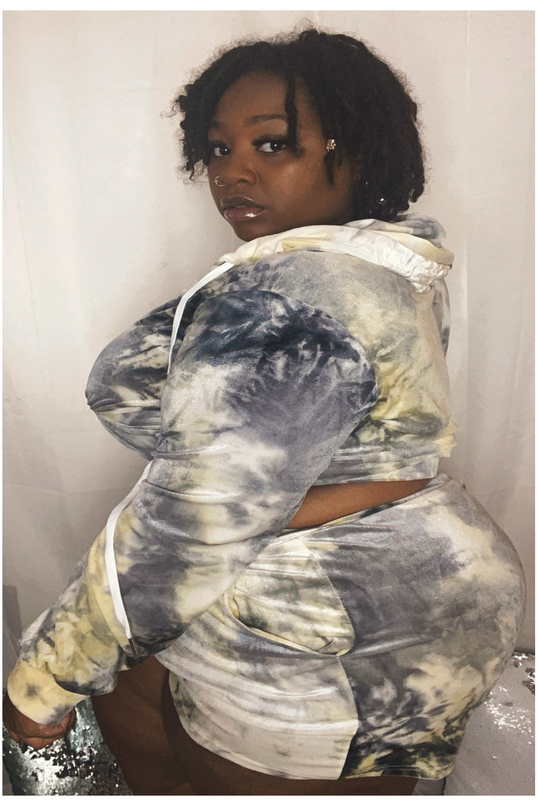 Let's get busy plus size short set - Nore's Fashion