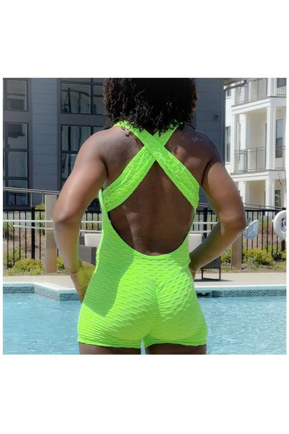 The Honeycomb Romper - Nore's Fashion