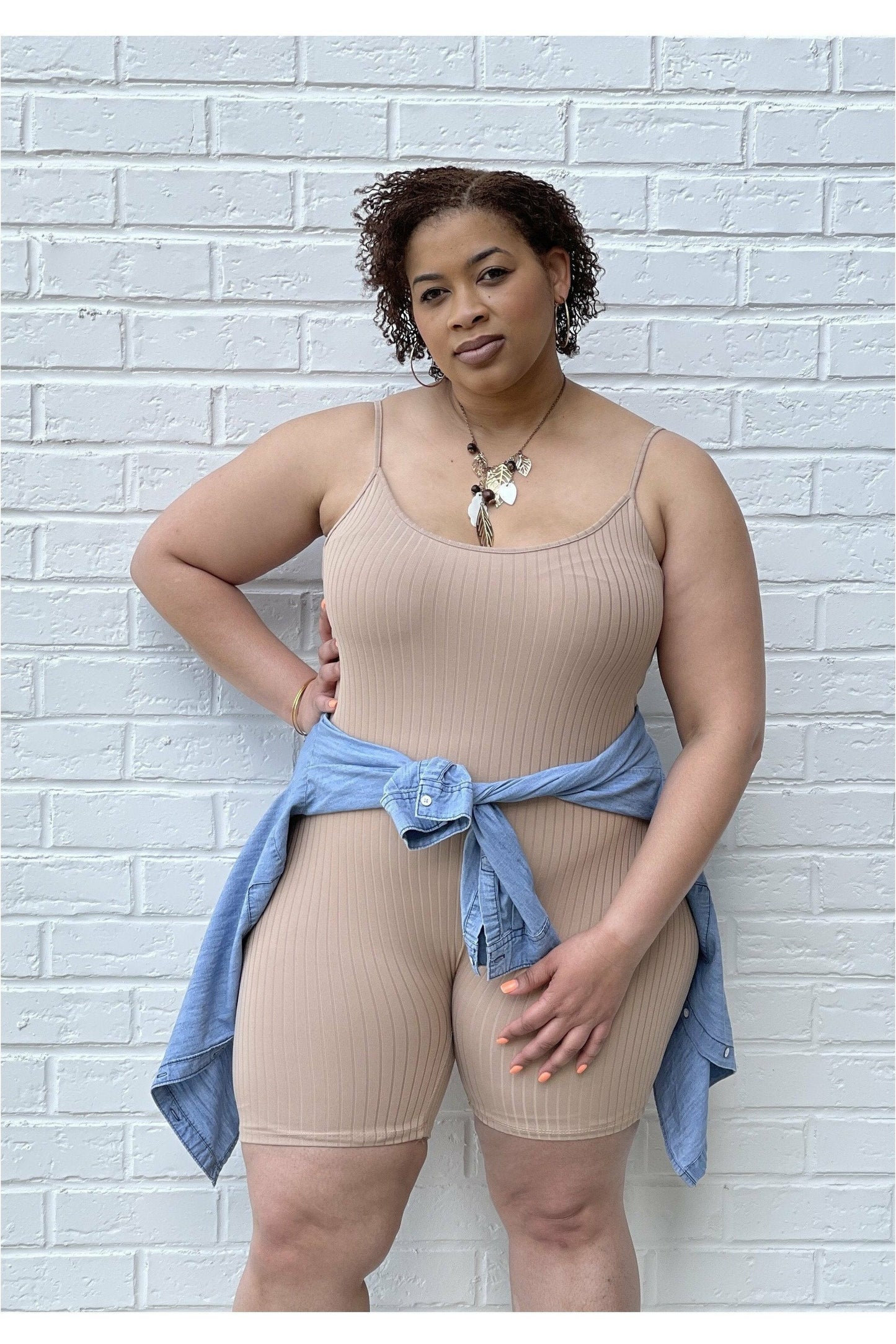 Black Chyna Bodycon Romper - Nore's Fashion