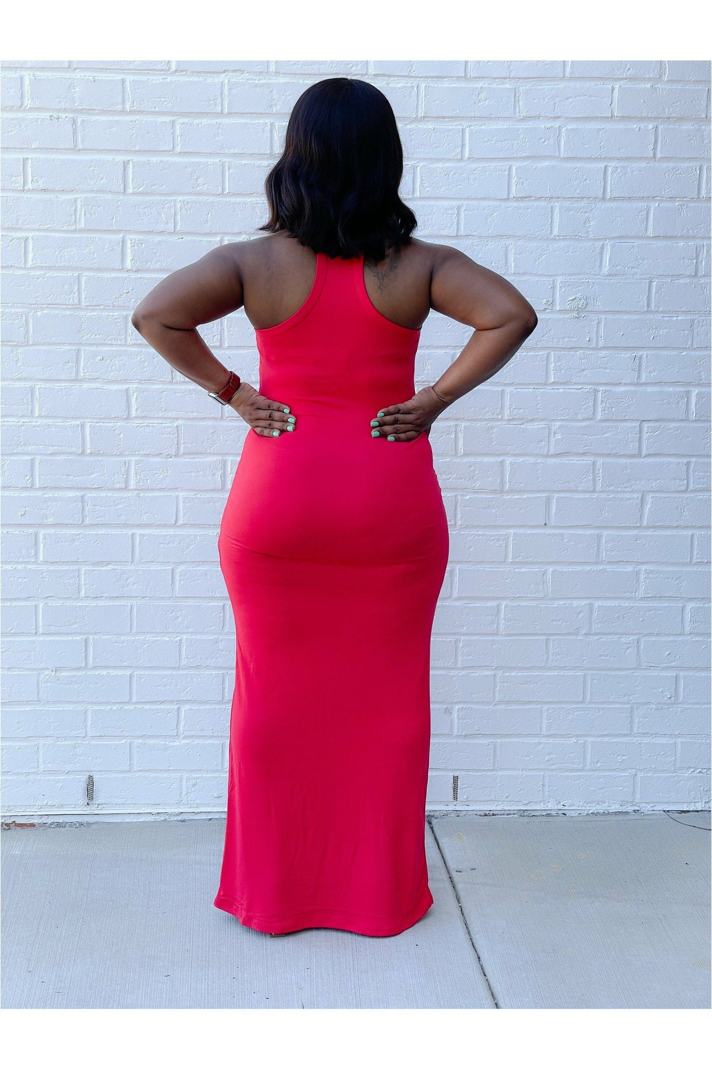 Foolin' Around Racerback Maxi Dress - Nore's Fashion