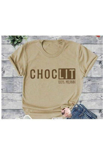 CHOCLIT 100% Plus size t-shirts - Nore's Fashion