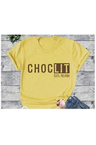 CHOCLIT 100% Plus size t-shirts - Nore's Fashion