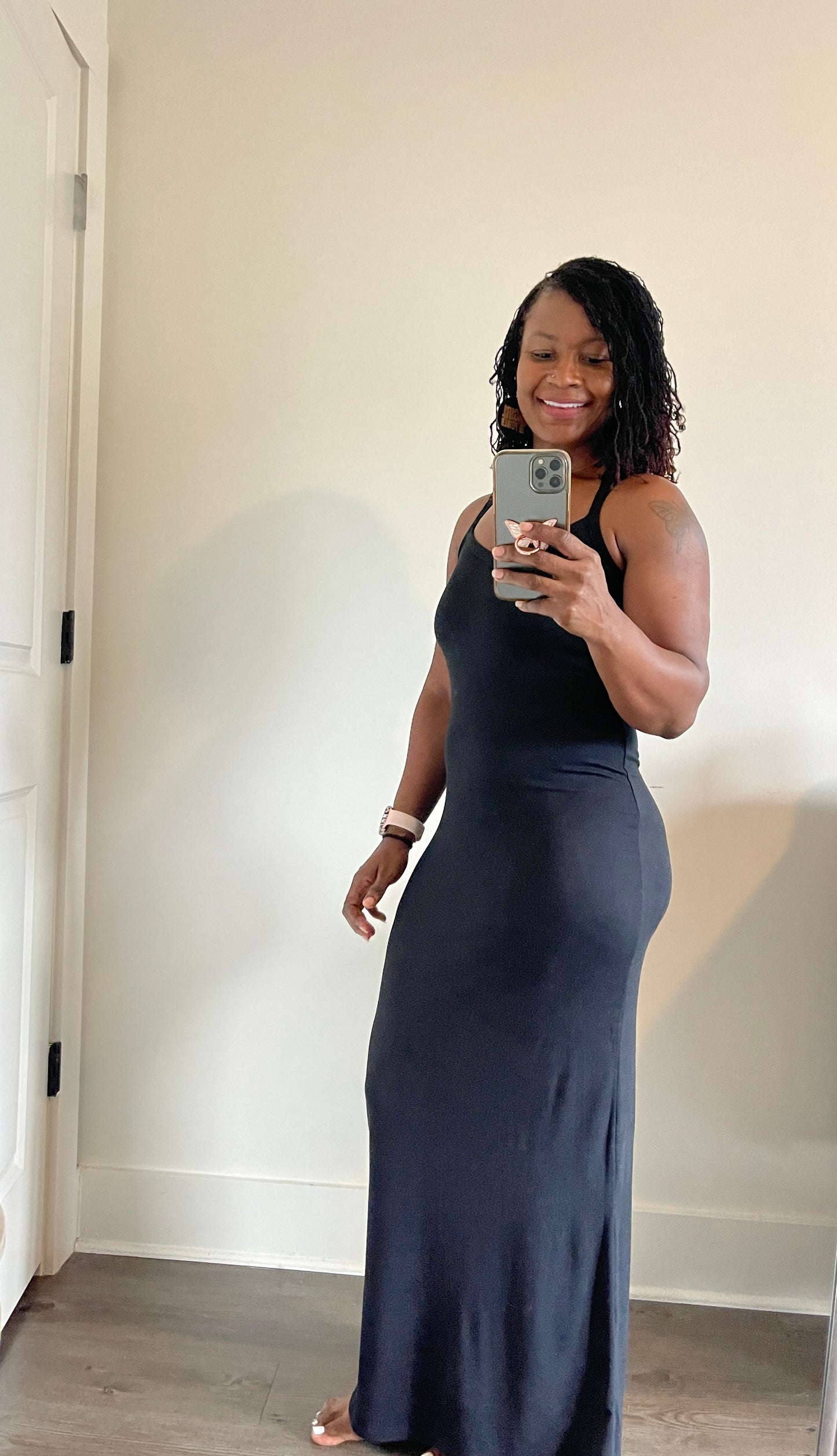 Foolin' Around Racerback Maxi Dress