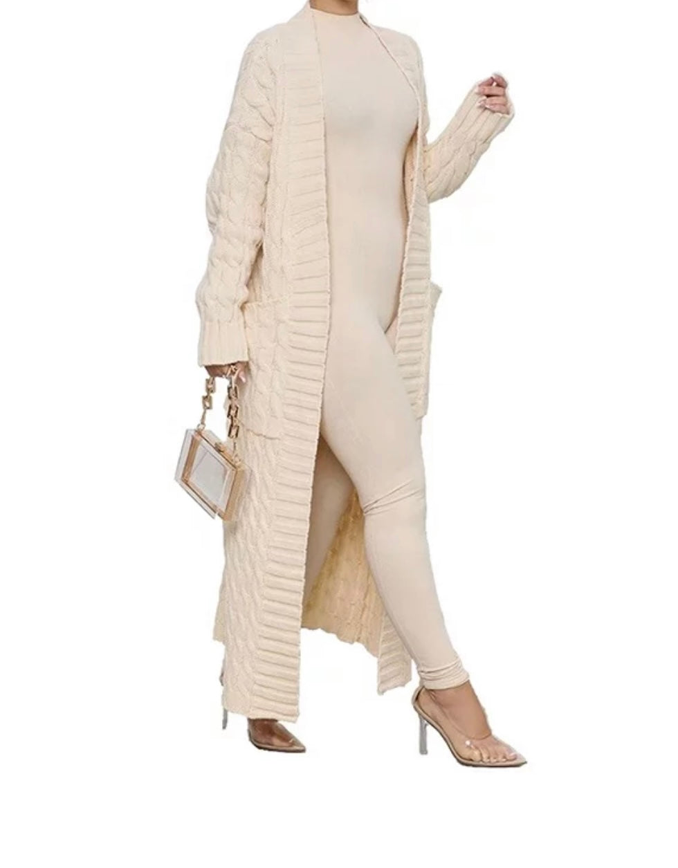 Long Knit Cardigan