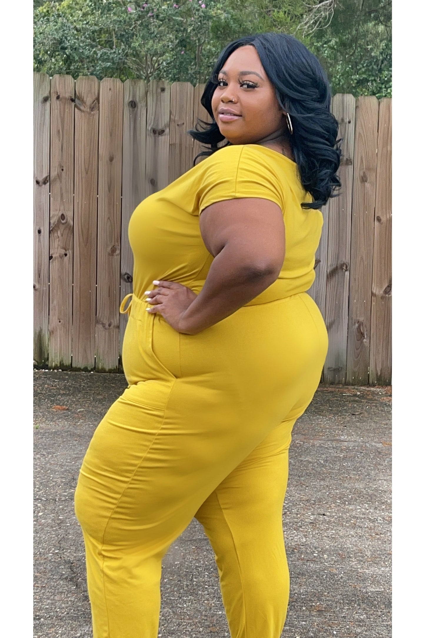 Not So Basic Plus Size Jumpsuit - Nore's Fashion