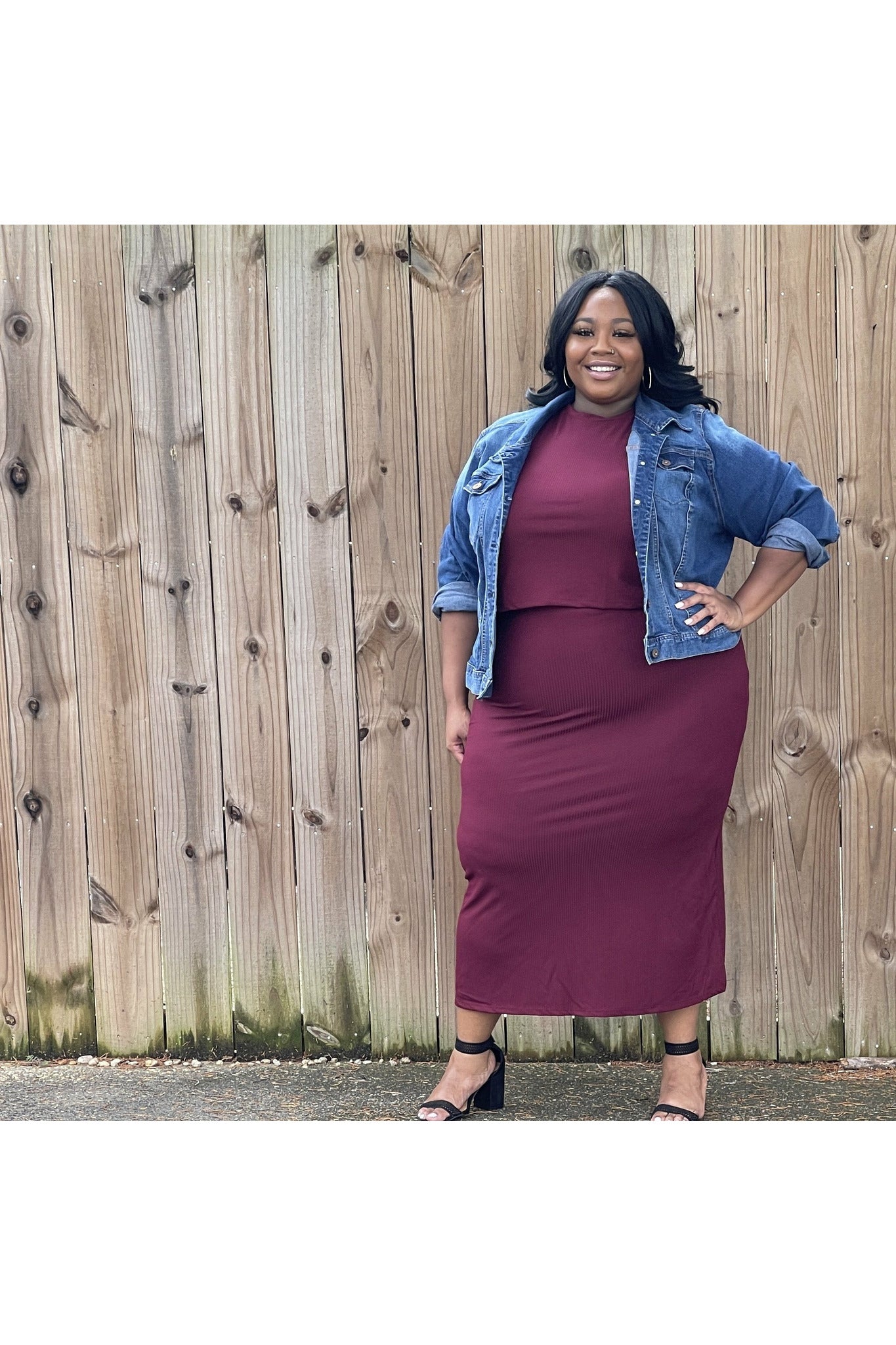 Don't Hurt 'Em Kmccall Plus Size Skirt Set - Nore's Fashion