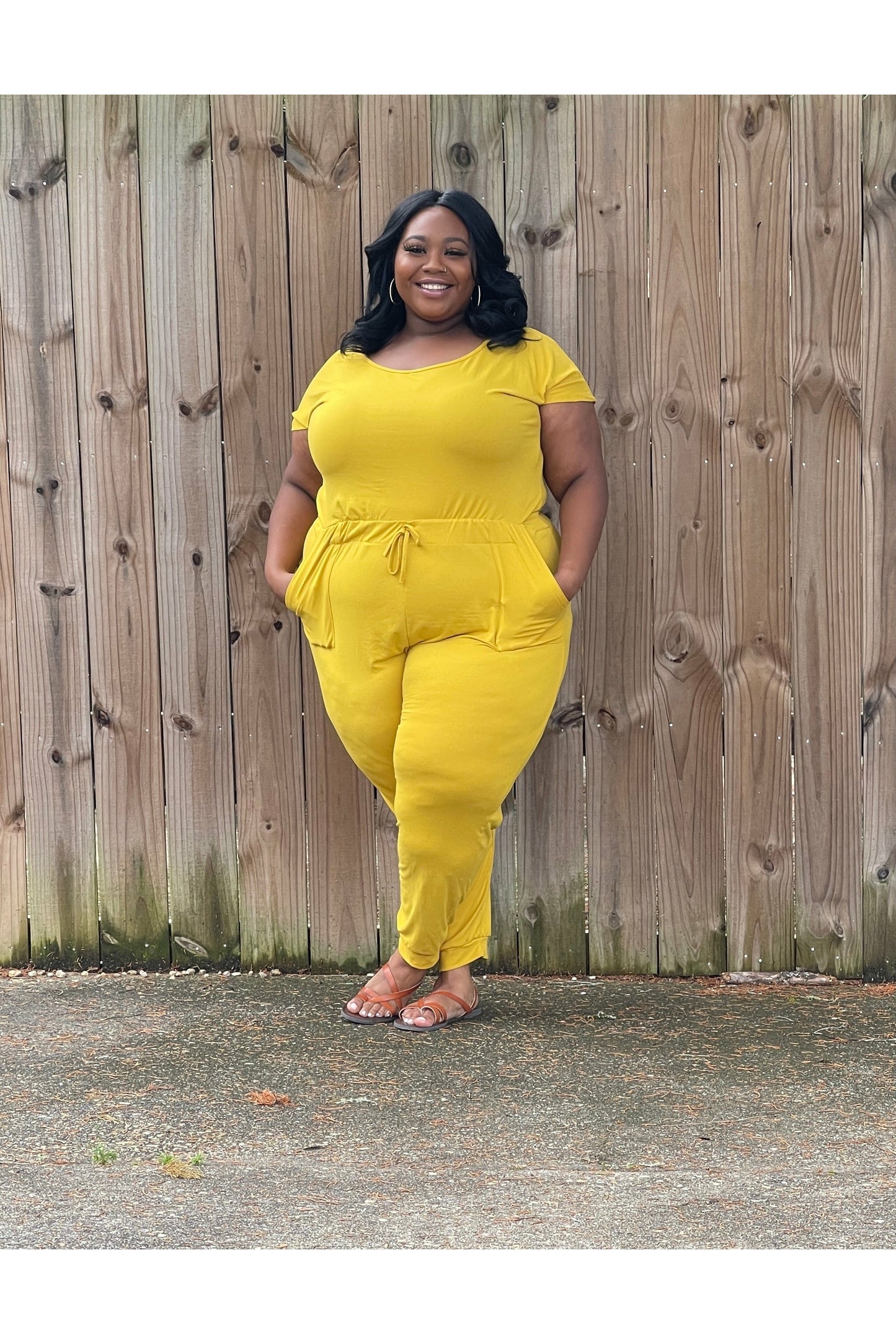 Not So Basic Plus Size Jumpsuit - Nore's Fashion
