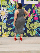 Alanna’s Plus Size Striped Dress