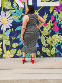 Alanna’s Plus Size Striped Dress