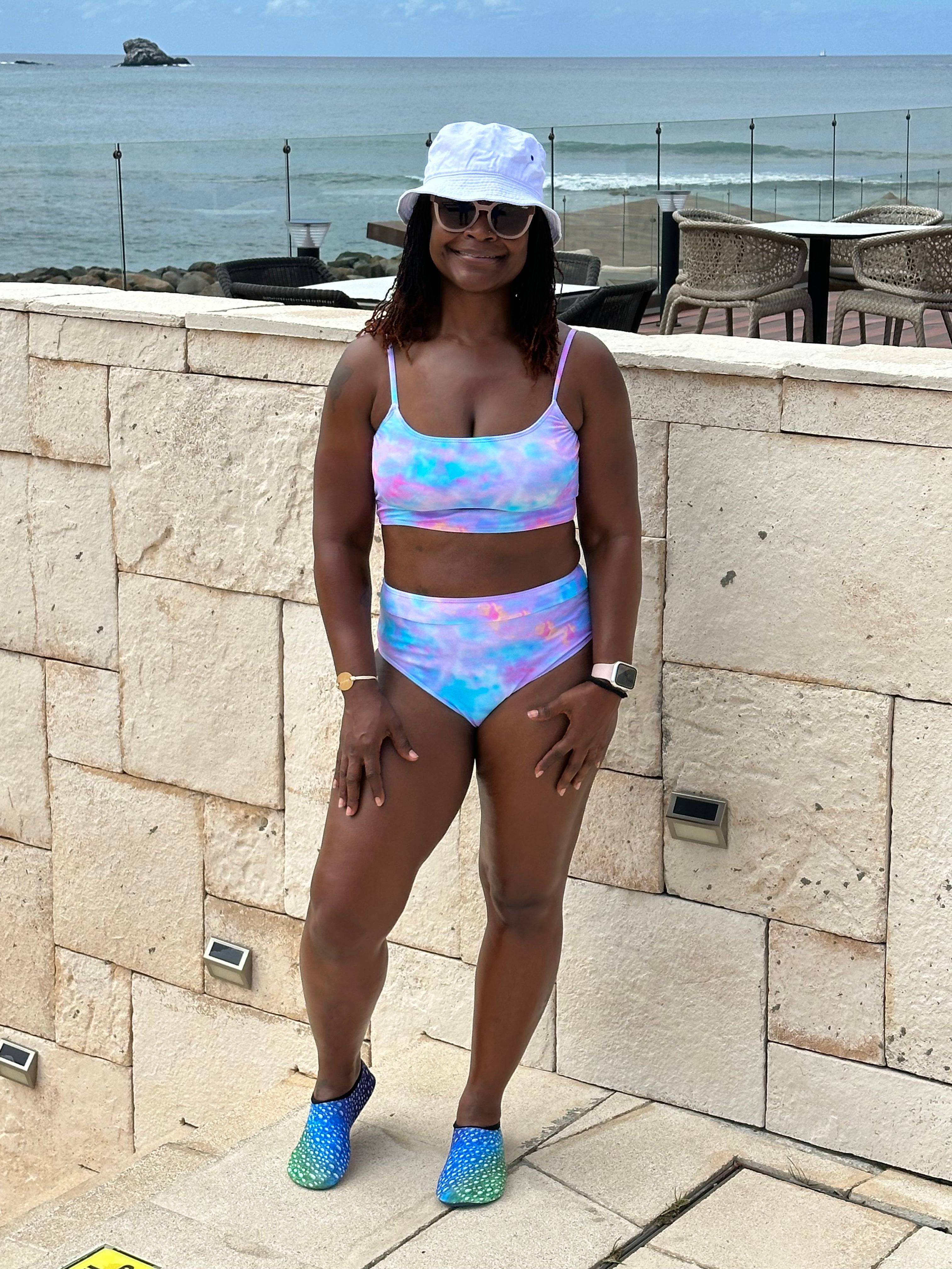 2pc Tie Dye Bikini Set