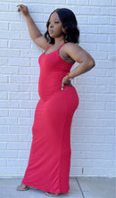 Foolin' Around Racerback Maxi Dress