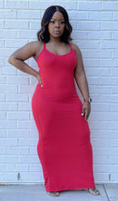 Foolin' Around Racerback Maxi Dress