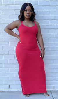 Foolin' Around Racerback Maxi Dress