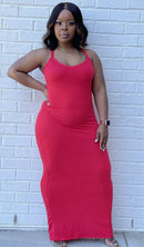Foolin' Around Racerback Maxi Dress