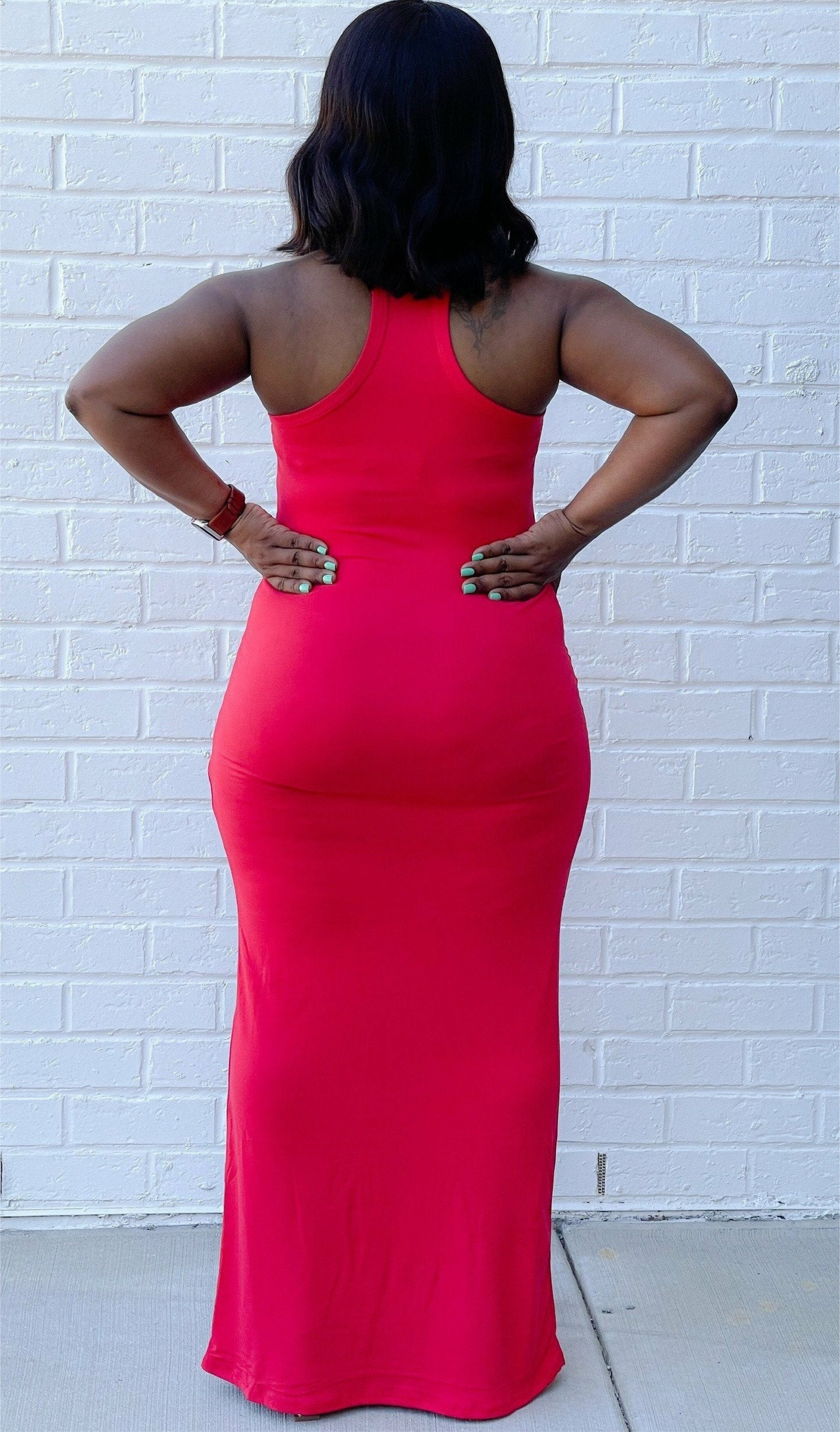 Foolin' Around Racerback Maxi Dress