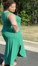 Mary Scott Side Slit Dress