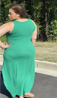 Mary Scott Side Slit Dress