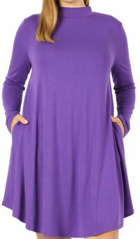 Hype Like Chearl Mock Neck Dress