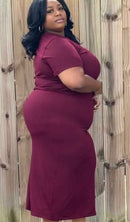 Don't Hurt 'Em Kmccall Plus Size Skirt Set