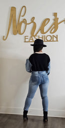 Sliced Just Right Denim Jeans