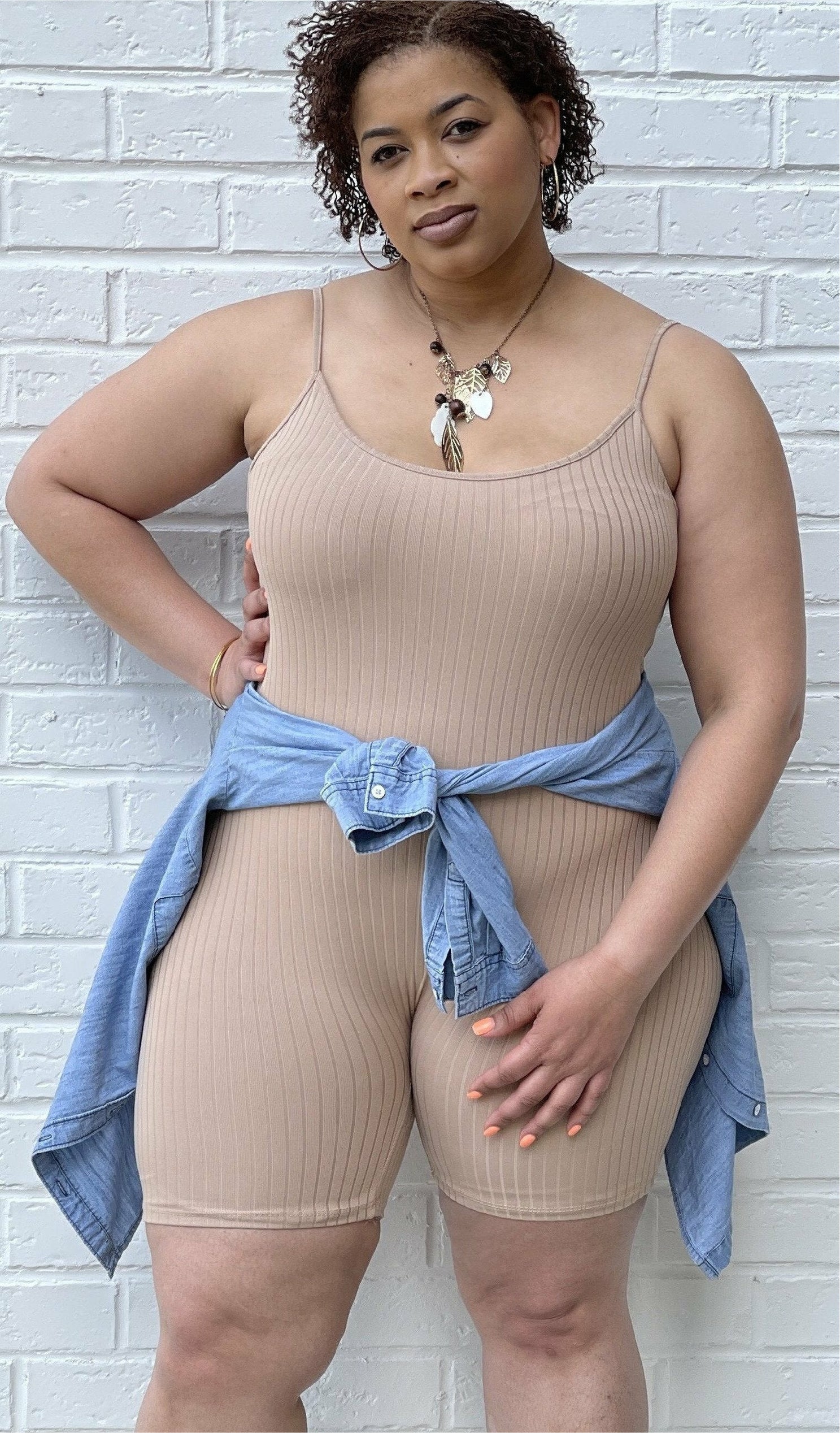 Black Chyna Bodycon Romper