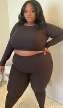 BLACK COFFEE 2pc PLUS SIZE SET