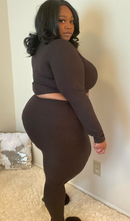 BLACK COFFEE 2pc PLUS SIZE SET