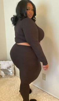 BLACK COFFEE 2pc PLUS SIZE SET