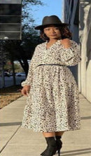 Beloved Almedia Leopard Print Dress
