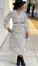 Beloved Almedia Leopard Print Dress
