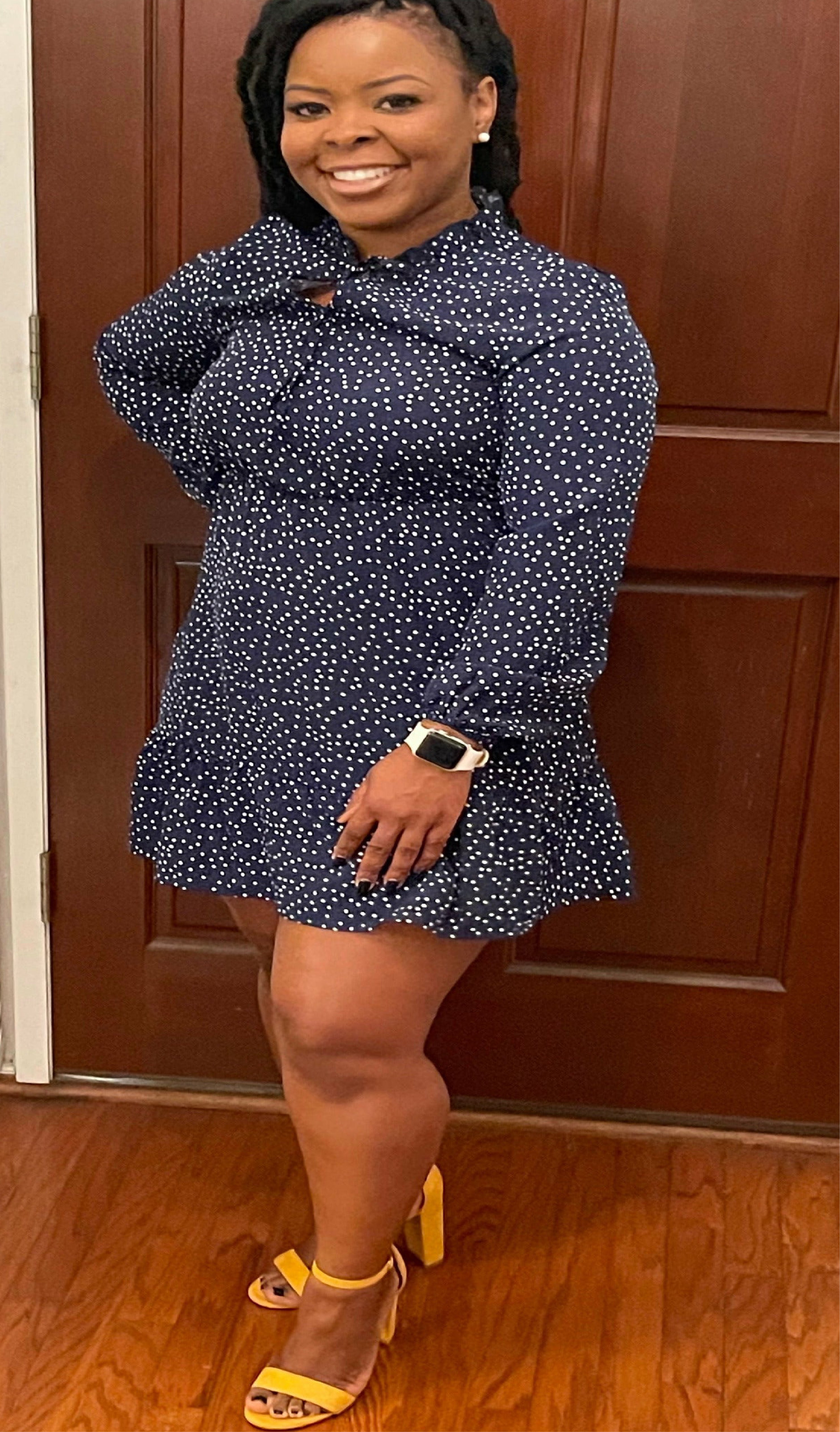 M'Shari Polka Dot Dress