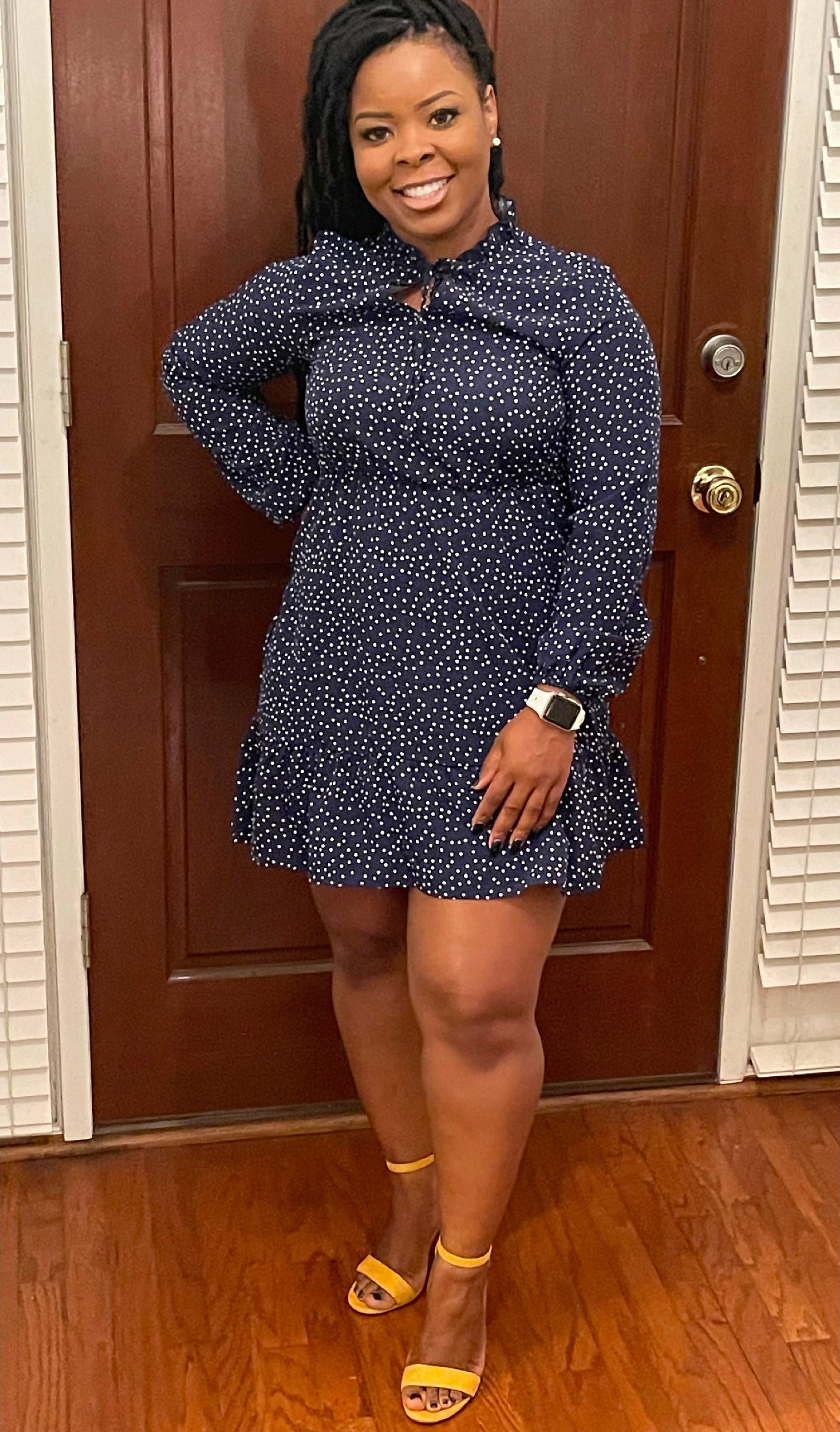 M'Shari Polka Dot Dress