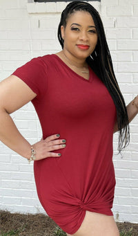 You Got Me Twisted T-shirt Dresses