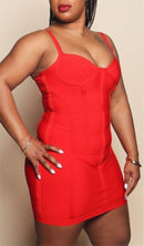 Tan's Fitted Sexy Dress