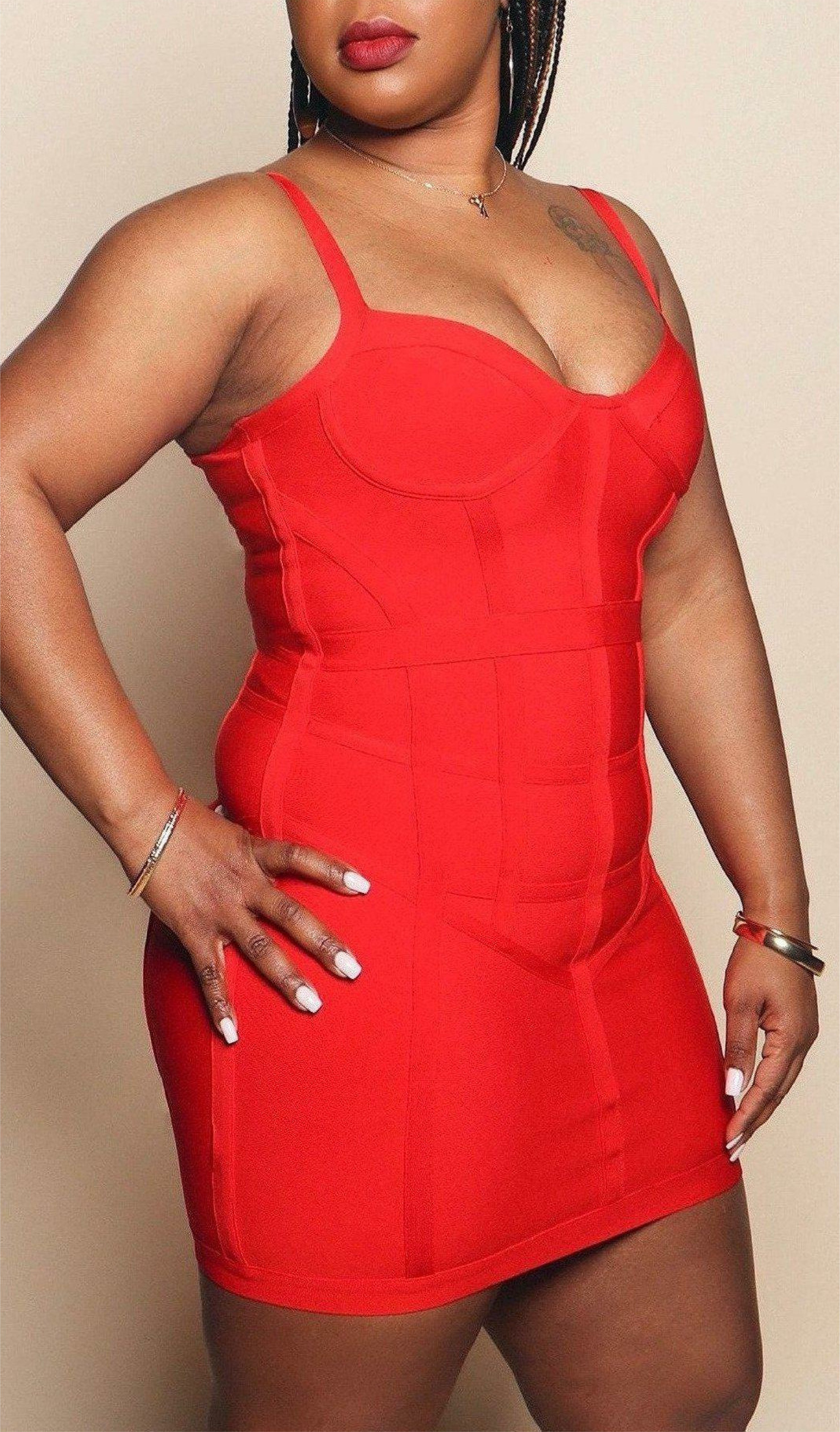 Tan's Fitted Sexy Dress