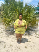 Nena 3pc Plus Size Short Set