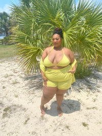 Nena 3pc Plus Size Short Set