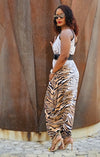 Lizzy Leopard Print Plus Size Jumpsuit