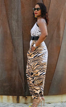 Lizzy Leopard Print Plus Size Jumpsuit