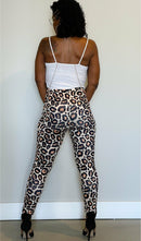 Classy Annie J 2pc Leopard Print Cardigan Set