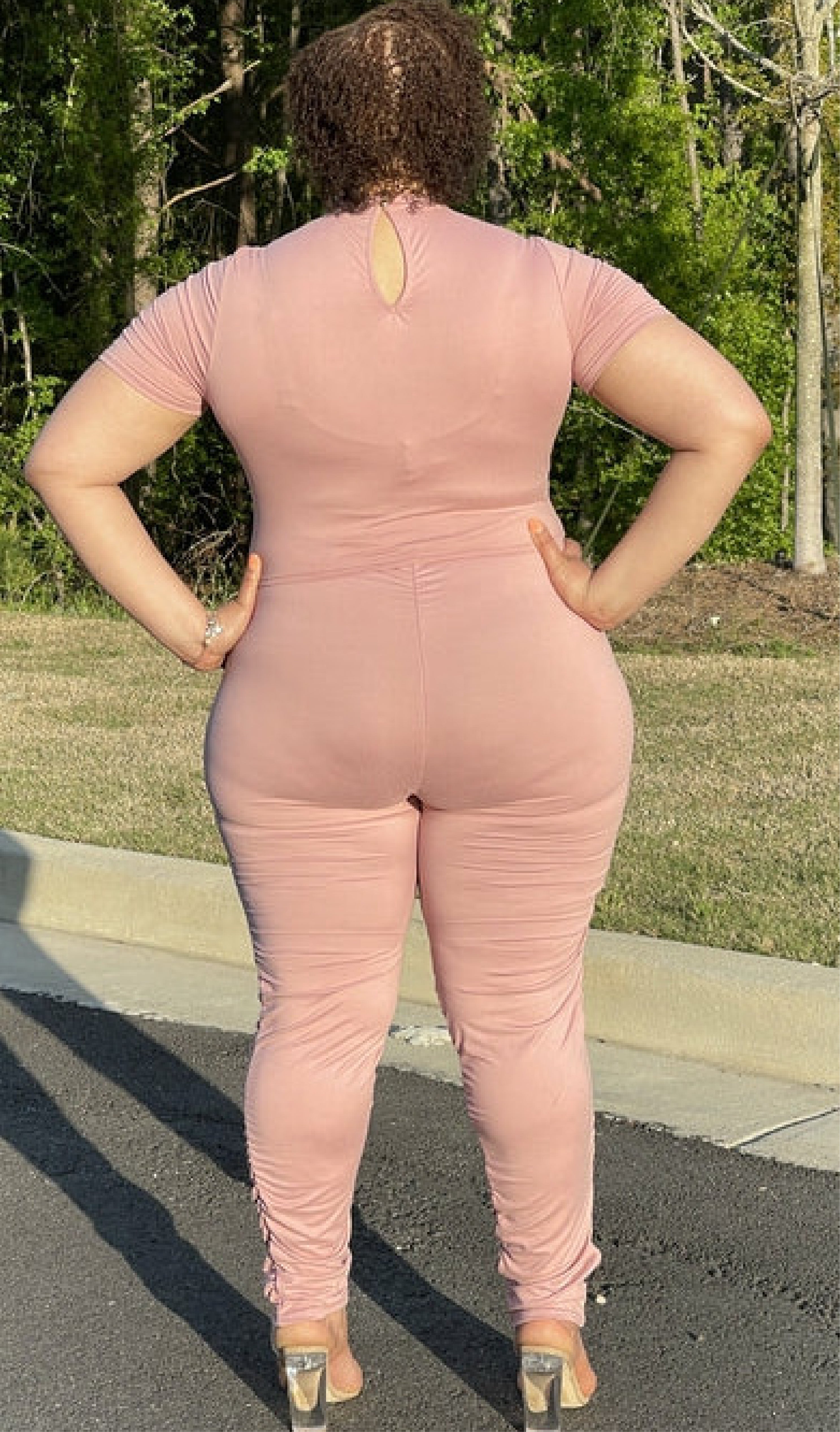 Pink Lucy 2pc Plus Size Set