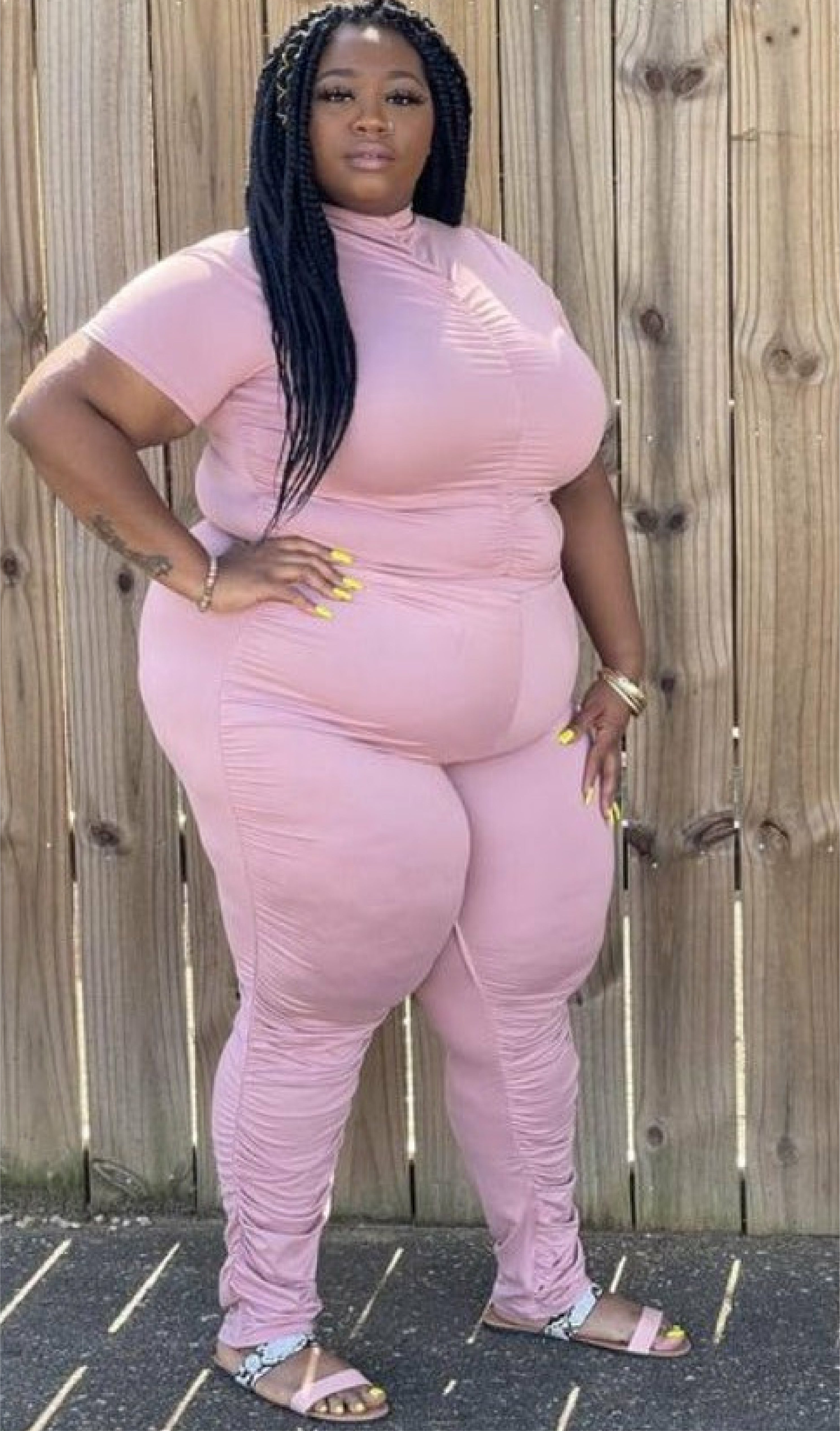 Pink Lucy 2pc Plus Size Set