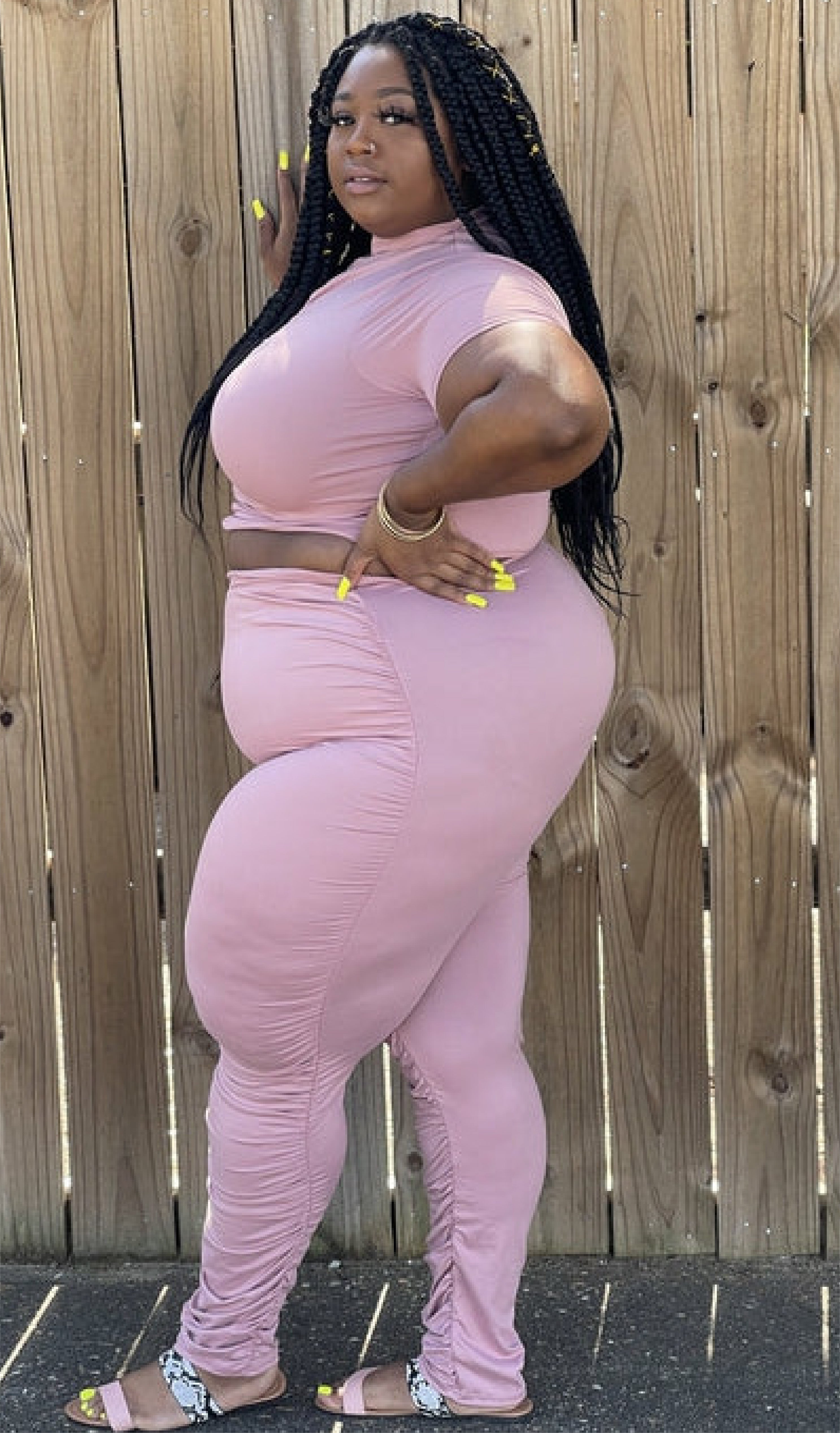 Pink Lucy 2pc Plus Size Set
