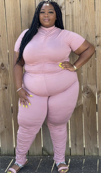 Pink Lucy 2pc Plus Size Set