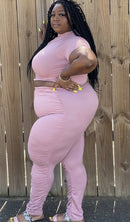 Pink Lucy 2pc Plus Size Set