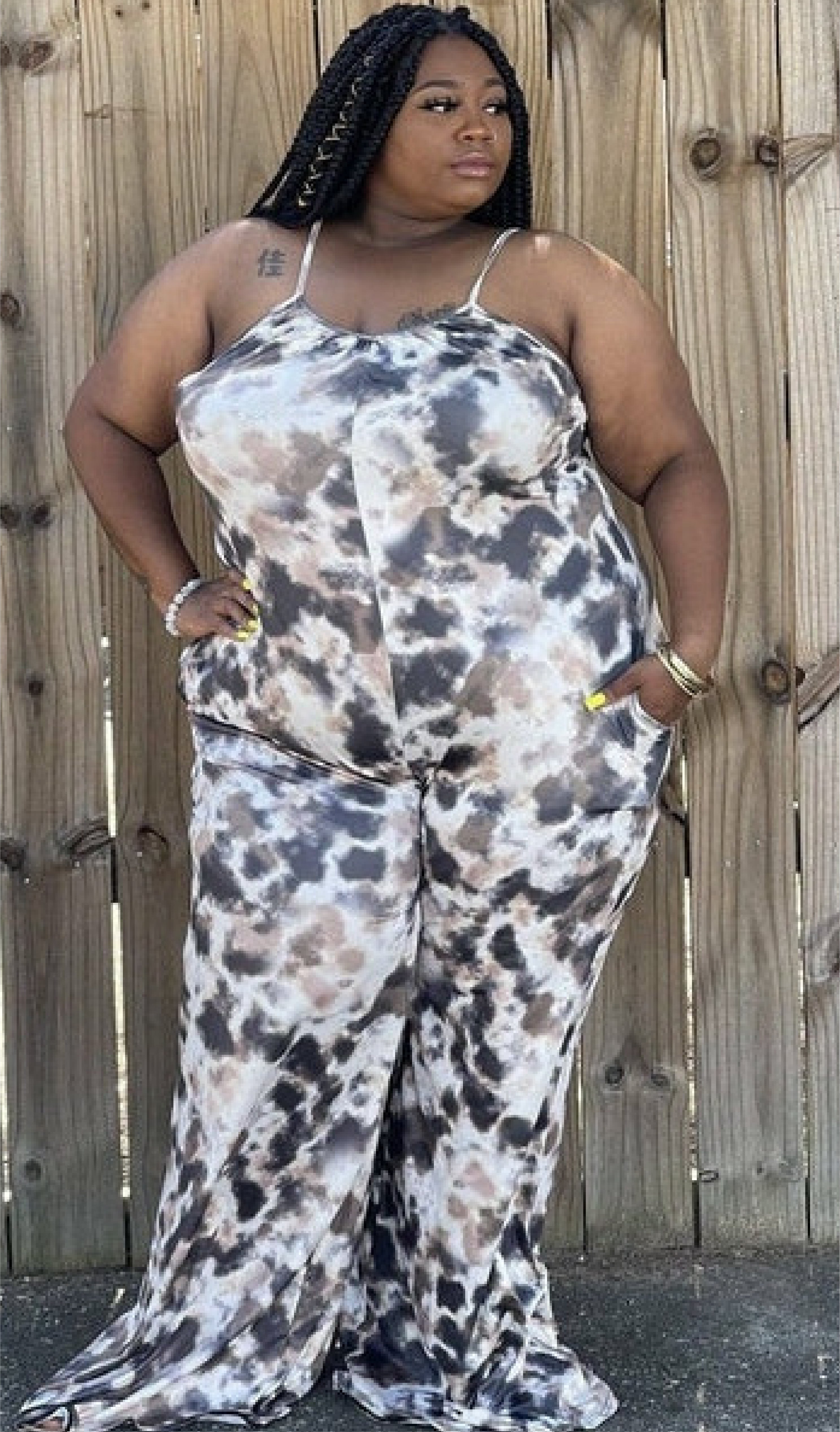 Fatigue Me Plus Size Jumpsuit