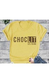 CHOCLIT 100% Plus size t-shirts