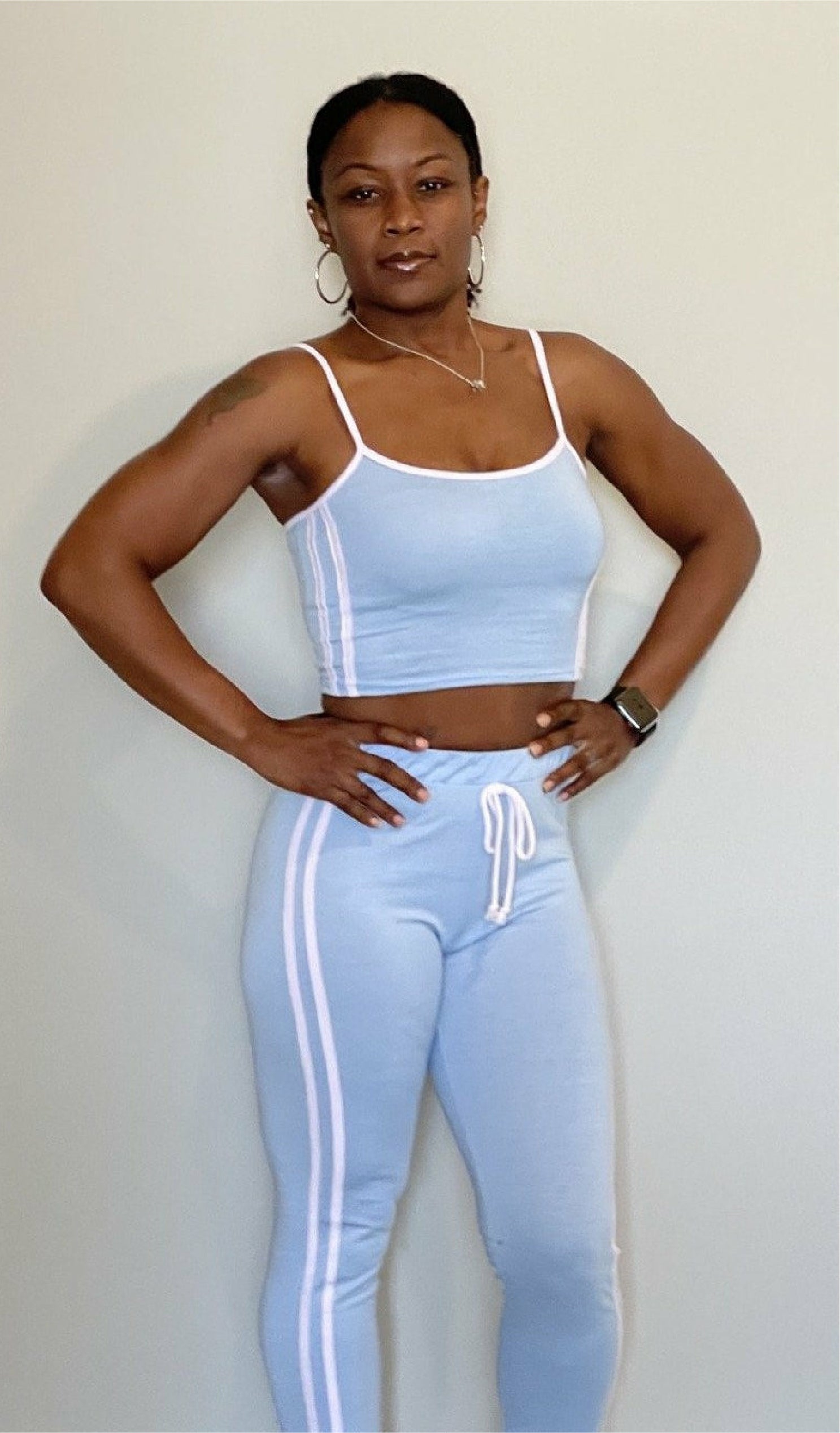 C-Baby 2pc Crop Top Jogger Set
