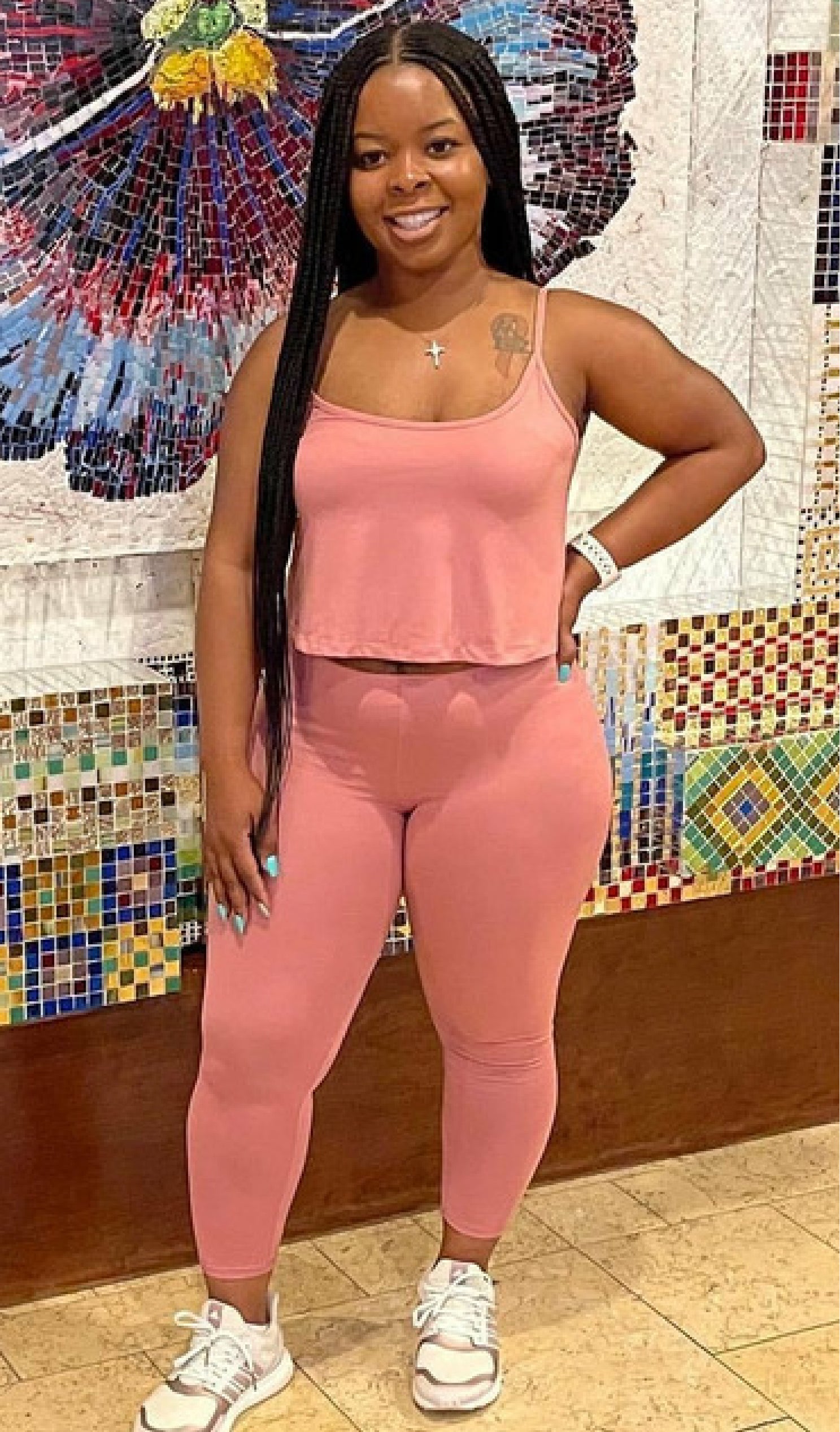 Nini 2pc cami top and legging set